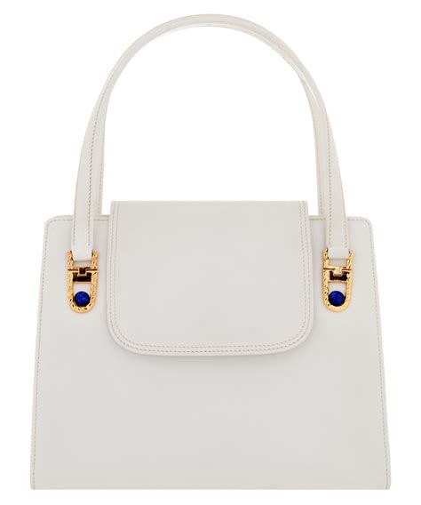 gucci white handbag|vintage white gucci handbag.